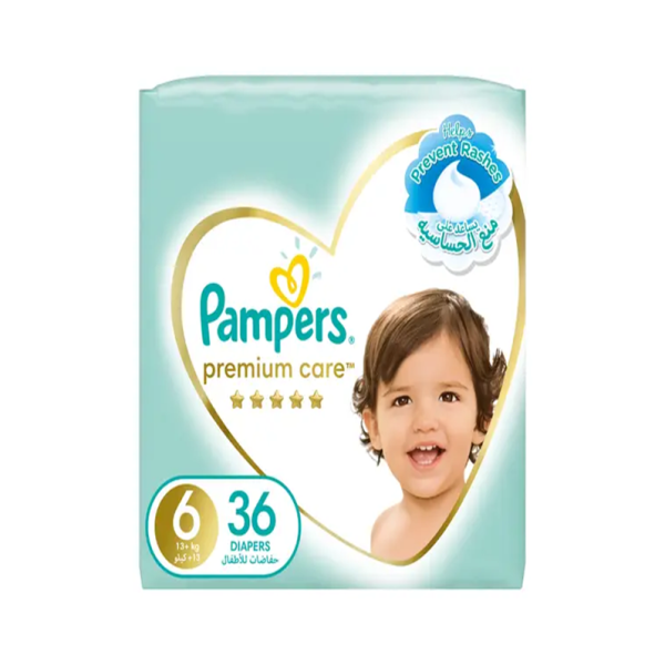 Pampers Premium Care Diapers Size 6 13+kg 36 Baby Diapers