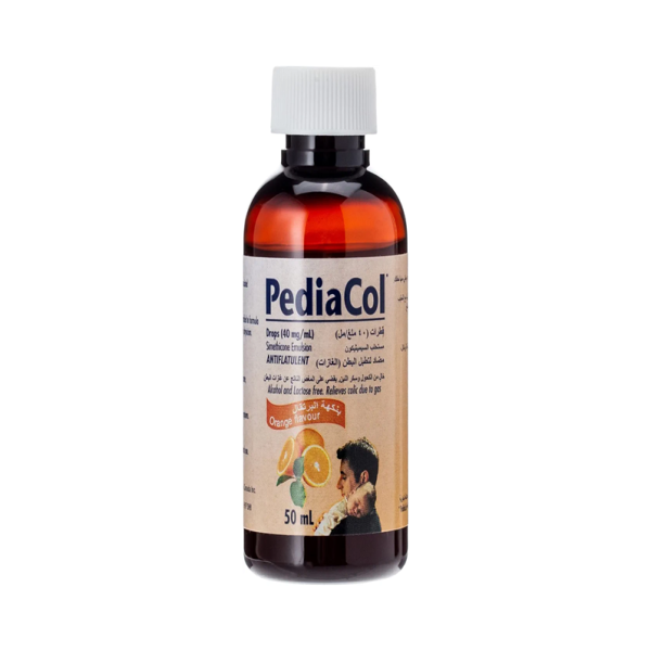 Pediacol Antiflatulent Colic Relief Orange Flavor Drops for Babies - lactose free, alcohol free 50 ml - Image 2